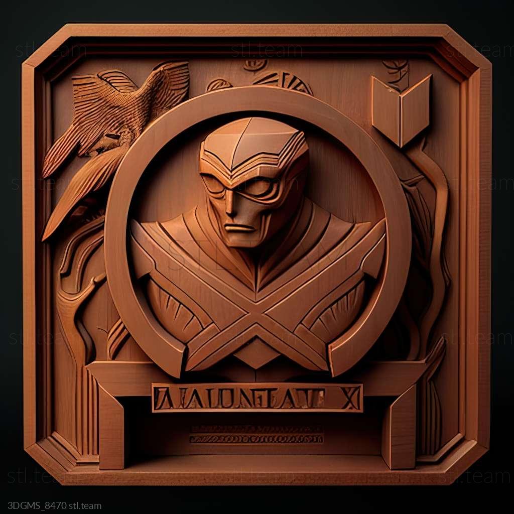 X Men Mutant Academy 2 game, Games 3D model for CNC: STL / MAX (obj)